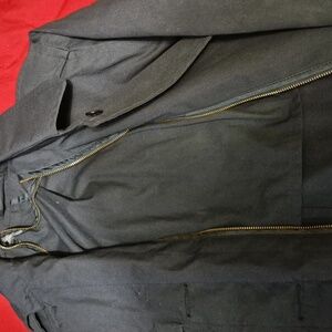 American Apparel Men's Black Trench Coat